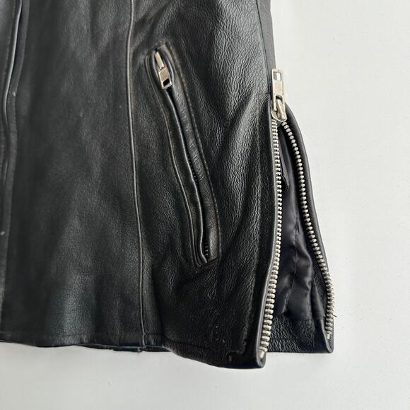 Montana Removable Thinsulate Lining‎ Riding Leather Black Jacket women M - Picture 5 of 15